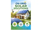 On grid solar solutions