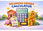 Recurring Deposit Calculator Online to Estimate Your Returns Quickly