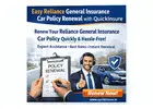 Expert Reliance General Insurance Renewal Services | QuickInsure