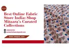 Best Online Fabric Store India: Shop Mitaara's Curated Collections