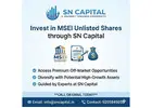 Invest in MSEI Unlisted Shares through SN Capital