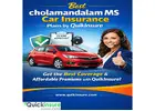 Best cholamandalam ms car insurance Plans by QuikInsure