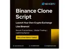 Binance Clone Script | Start a Powerful Crypto Exchange Platform