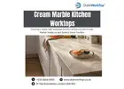 Cream Marble Kitchen Worktops | +44 020 83685555 | DialAWorkTop