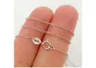 14k white gold chain