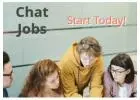 Chat jobs from home, work from home jobs